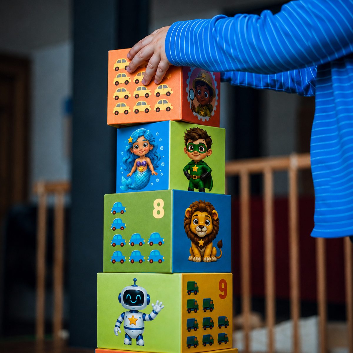 A child learning through play