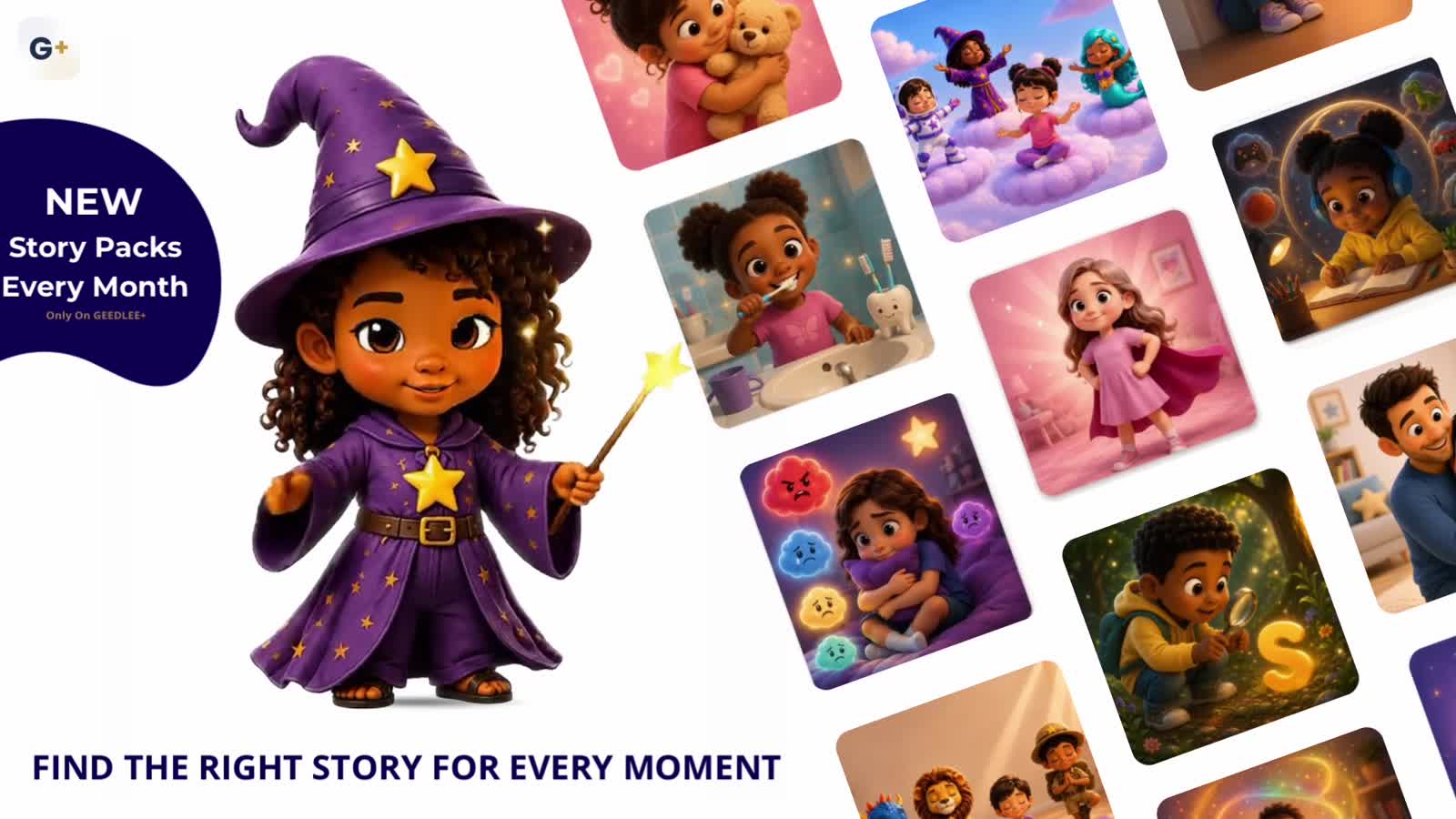New story packs every month